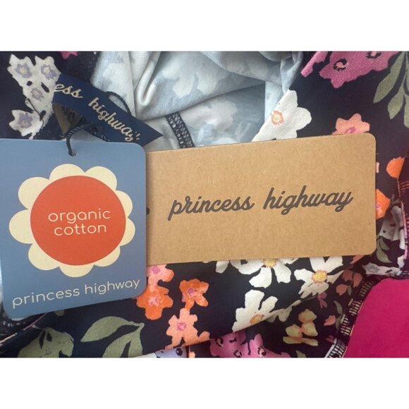 2/$30  Princess Highway Size 6 Organic Cotton Floral Natalie Flared Pant NWT - Picture 5 of 15